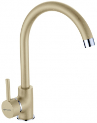 Baterie bucatarie Pyramis ECO BELLO monocomanda aerator cu limitare de debit Beige 090937001