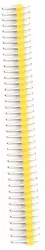Bareta 40 pini tata 2.54mm galben OKY0142-1-YELLOW 