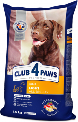 Hrana uscata completa Club 4 Paws Premium and bdquo Controlul greutatii and rdquo pentru caini adulti 14 kg 