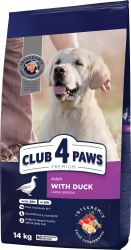 Hrana uscata completa Club 4 Paws Premium pentru caini adulti de talie mare - Rata 14 kg 