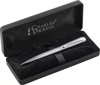 Trusa cu pix metalic Charles Dickens 