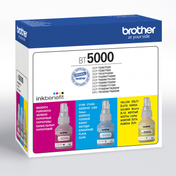 Brother BT5000CLVAL cartuse cu cerneala 3 buc. Compatibil Cyan Magenta Galben 