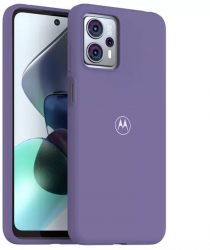 Husa protectie spate Motorola Soft Protective Case pentru Moto G23 Violet Daybreak 