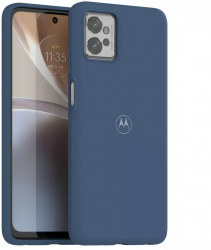 Husa protectie spate Motorola Premium Soft Case pentru Moto G32 Albastru Duskblue 