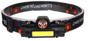 Lanterna frontala de cap led XPE COB reincarcabila 200 lm Set - 2 buc 
