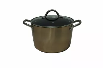 Oala cu capac Ibili-Natura Copper aluminiu 24x15 cm maro 