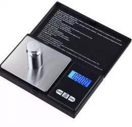 Cantar de bijuterii SIKS® cu afisaj digital 200 x 0.01 portabil negru 