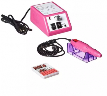 Freza electrica SIKS&reg profesionala manichiura/pedichiura peste 14000 rotatii pe minut roz 