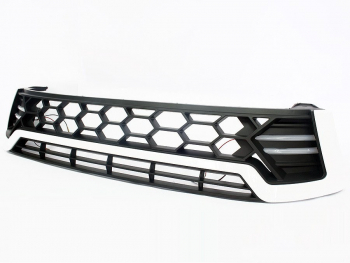 Grila fata cu lumini de zi DRL negru cu alb TRD Toyota Hilux Revo 2015 2016 2017 2018 2019 THR15FGL 