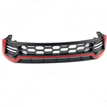 Grila fata cu lumini de zi DRL negru cu rosu TRD Toyota Hilux Revo 2015 2016 2017 2018 2019 THR15FGL 
