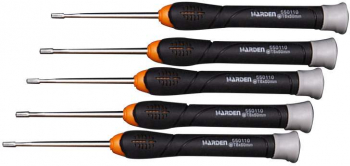 Set de 5 surubelnite de precizie Torx Profesional Harden T 8 x 50 
