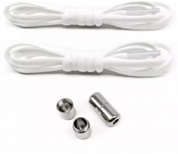 Sireturi elastice fara nod cu capsula metalica Rotunde Potrivite pentru toate tipurile de incaltaminte Potrivite pentru adulti si copii