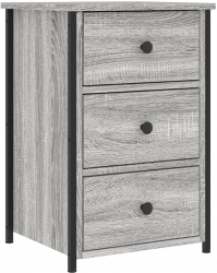 vidaXL Noptiera gri sonoma 40x36x60 cm lemn compozit 