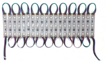 Set 20x Modul 3 Led SMD RGB MRG M912 SMD 5050 12v Multicolor 