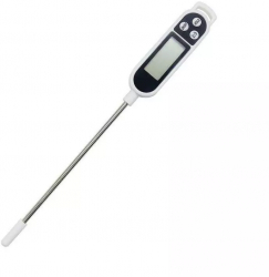 Termometru bucatarie SIKS® digital pentru mancare lichide alimente prajituri lactate ceara mancare alb 