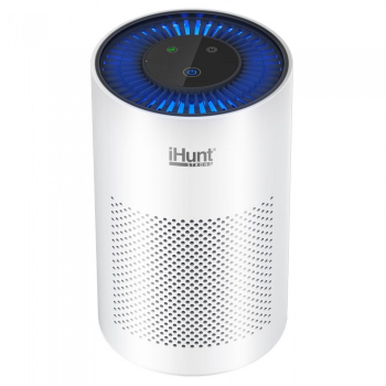 Purificator aer iHunt Air Purifier Smart 50 m3/h filtru True HEPA Wi-Fi Alb 