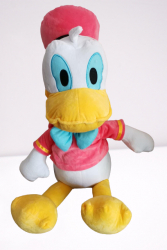 Jucarie de plus Donald 40 and nbsp cm haina roz 3+ ani