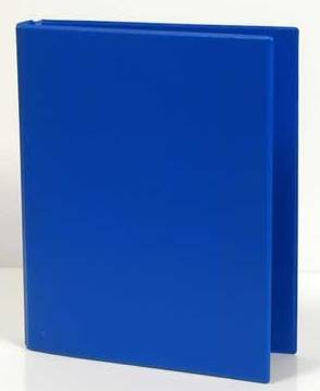 Caiet Mecanic 2 Inele - D25mm Coperti Carton Plastifiat Pvc A5 Aurora - Albastru 