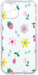 Husa BestCase comp cu Apple iPhone 15 Flowers 1.5MM Anti Shock AS 687
