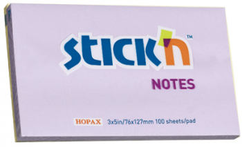 Notes Autoadeziv 76 X 127 Mm 100 File Stickn - Lila Pastel 