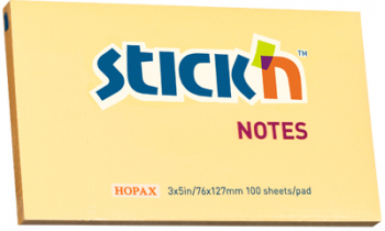 Notes Autoadeziv 76 X 127 Mm 100 File Stickn - Portocaliu Pastel 