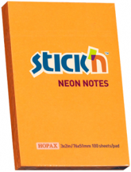 Notes Autoadeziv 76 X 51 Mm 100 File Stickn - Portocaliu Neon 