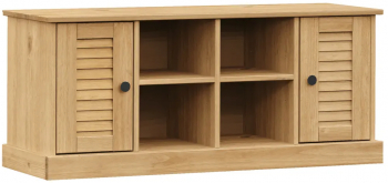vidaXL Banca de pantofi VIGO 106x35x40 cm lemn masiv de pin 