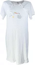 Camasa de noapte pentru alaptat New Star NCTA-11-XL Alb 