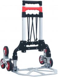 vidaXL Carucior pliabil pentru scari 70 kg argintiu aluminiu 