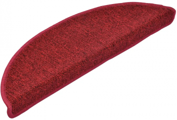 vidaXL Covorase pentru trepte scara 15 buc. visiniu 56x17x3 cm 