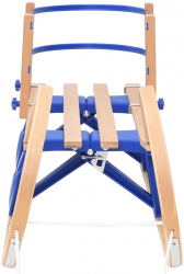 vidaXL Sanie pliabila cu spatar 110 cm placaj