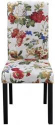 vidaXL Scaune de bucatarie 4 buc. multicolor material textil 