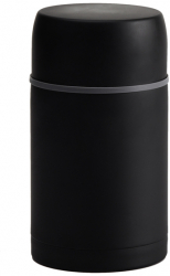 Termos pentru alimente 1000 ml Otel inoxidabil perete dublu Negru