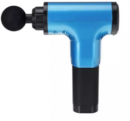 Aparat de masaj SIKS&reg cu vibromasaj HF 280 24W 4 capete interschimbabile 6 trepte de viteza fara acumulator Albastru/Negru 