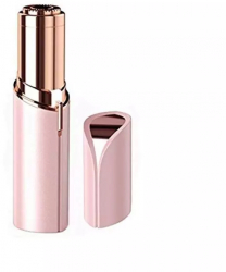 Epilator facial SIKS® portabil cu perie de curatare 1 x baterie AA roz 