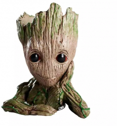 Ghiveci De Flori SIKS Figurina Groot Cel Ganditor Gardienii Galaxiei Decorare Birou 