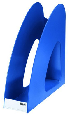 Suport Vertical Plastic Pentru Cataloage Han Twin - Albastru 