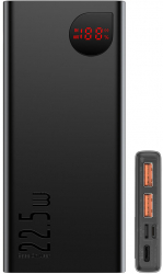 Baterie externa Baseus Adaman 10.000 mAh 22.5W Power Delivery QC 4.0 Negru 
