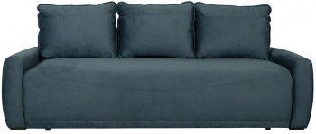 Canapea Extensibila Lea 3 Locuri Lada Depozitare Albastru 225 Cm 
