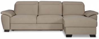 Coltar Extensibil Cu Insula Dreapta Dax 5 Locuri Lada De Depozitare Crem 299 Cm 