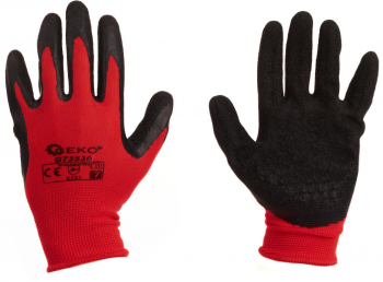 Manusi de protectie acoperite cu latex marimea 7 Geko G73530 