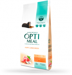 Optimeal Hrana uscata catei talie mare - Curcan 20kg 