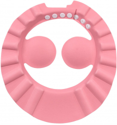 Protectie pentru Baie Bebe Ajustabila cu Urechi Roz
