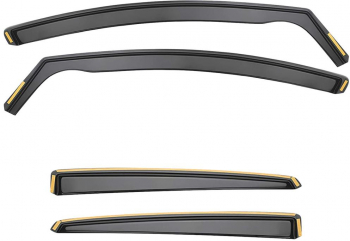 Set 4 Paravanturi Auto BMW X5 5D 2000-2006 pentru Geamuri Fata-Spate