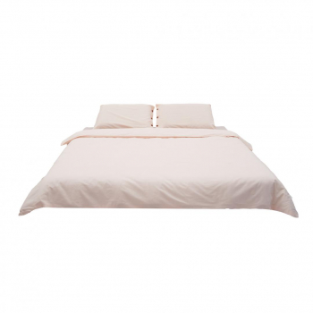 Lenjerie de pat pentru 2 persoane Heinner Home 100 bumbac crem 3 piese 