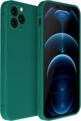Husa de protectie din silicon pentru Samsung Galaxy S22 Plus SoftTouch interior microfibra Verde Inchis 