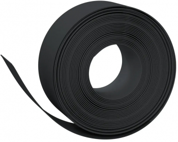 vidaXL Bordura de gradina negru 10 m 20 cm polietilena 