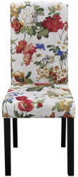 vidaXL Scaune de bucatarie 2 buc. multicolor material textil 