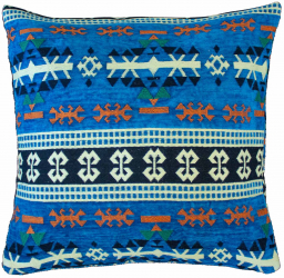 Set 2 perne Kilim Albastru 40 x 40 cm 