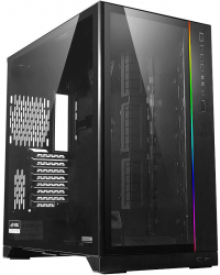 Carcasa Lian Li O11 Dynamic XL ROG Certified Black FullTower Fara sursa Tempered glass 